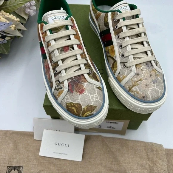 Women’s Gucci tennis 1977 low top sneakers size 42 made in Italy. - Picture 4 of 8